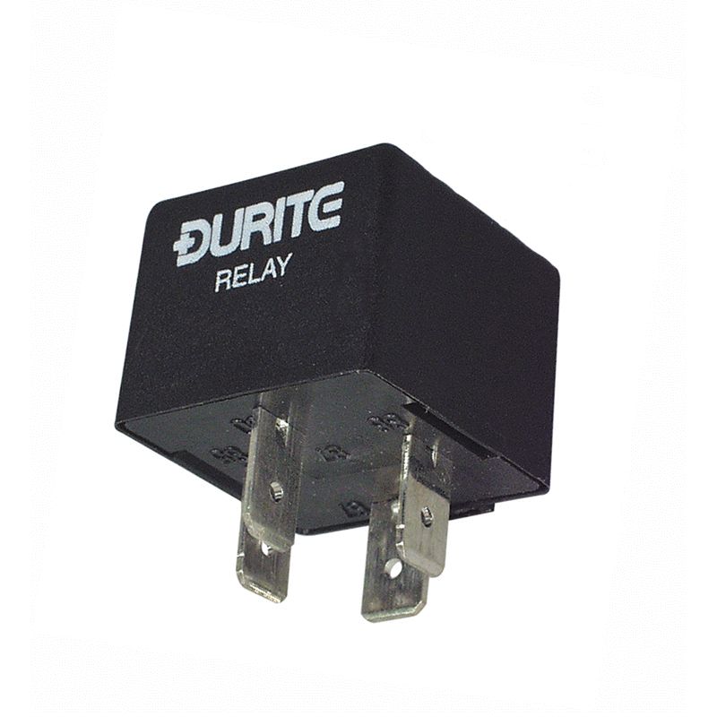 12V Mini Make/Break Relay - A Type Termination, Sealed with Resistor - 30A-0-727-63