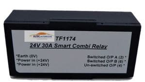 24 volt  Voltage Sensitive Caravan Split charge & fridge relay ALT/TF1174-1-13