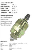 24v DIESEL STOP VALVE - SOLENOID  ALT/34-016-1EA-107