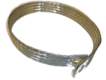 25 x 500mm FLAT BRAIDED EARTH STRAP / LEAD   ALT/EEC25/500