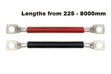 25mm2 /#4AWG  INSULATED BATTERY CABLE RANGE  WITH  M8 (8MM) EYELETS