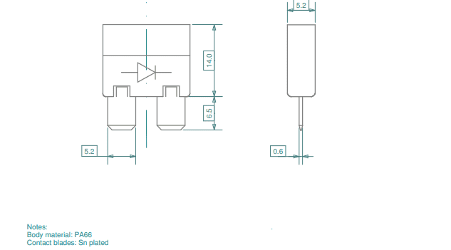 3 Amp Diode Plug-In DAS/DIODEATO-1N5404K-1-122