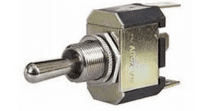 3 Way Momentary On/Off/Momentary Toggle Switch with Metal Lever - 10A at 28V-3-496-00