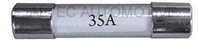 30mm (1.25")AUTOMOTIVE GLASS FUSE    Pack of 10  ALT/FU4