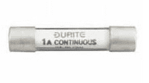 32mm Flat-Ended Glass Fuse - 5A Continuous 10A Blow-0-374-05