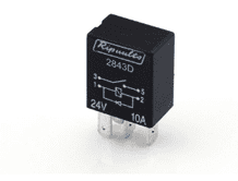 4 Pin automotive type 10 Amp WITH DIODE   24 Volt  MICRO relay       <br>ALT/RY2843D-09