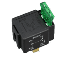4 Pin automotive type 12 volt 30Amp relay with buit-in fuse holder ALT/RY28-1-02