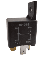 4 Pin automotive type 12volt 40 Amp relay ALT/RY15-1-107