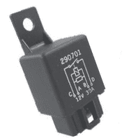 4 Pin Japanese Style Relay with Resistor Protection 12volt 40/60A  ALT/RY02029-1EA-107