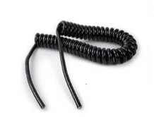5 core COILED elastomeric cable (max. working length 3 mtrs)  ALT/EC501-1- 65