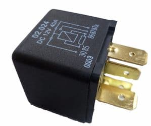 5 Pin automotive type 12volt 30/40A (RESISTOR  protected)  relay ALT/RY24-02 & ALTRY24A-02<BR><BR>