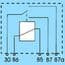 5 Pin automotive type 20mp  12v MICRO relay  ALT/RY2845-1-09