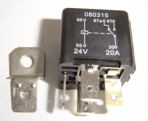 5 Pin automotive type 24 volt 20 / 30Amp relay ALT/RY8-1-02