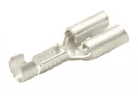 6.35mm TINNED female non-insulated spade terminal  WITH locking barb ALT-T2922/2T-0