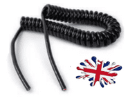 7 core COILED elastomeric cable (max. working length 3 mtrs)  ALT/EC701-1-65