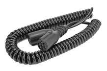 7 Core Retractable Polyurethene Cable with 2 x 24N Sockets - 4 Metre-0-717-24