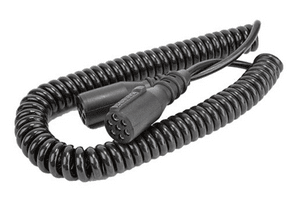 7 Core Retractable Polyurethene Cable with 2 x 24N Sockets - 4 Metre-0-717-24