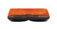 Amber LED Light Bar with Magnetic Fixing - 12-48V-0-443-75