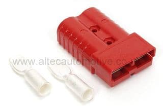 50 A Anderson Plug 350 Amp Anderson Style Plug Single Red With Terminals - Blue Bar Industries, Heavy Duty Connector Anderson Electrical Connectors