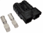 ANDERSON SB50 (120 Amp max) BLACK POWER CONNECTOR RANGE