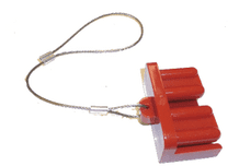 ANDERSON SB50 CONNECTOR INTERNAL END CAP  - RED     ALT/LH-SB50-ECIN-RED-1-22