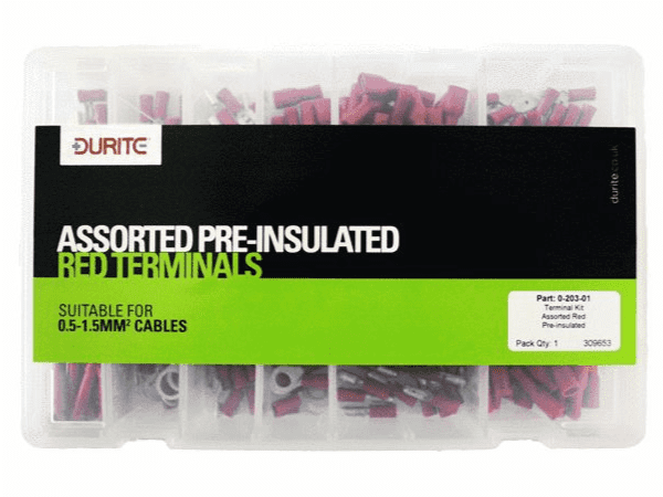 Assorted Pre-insulated Red Terminals-0-203-01