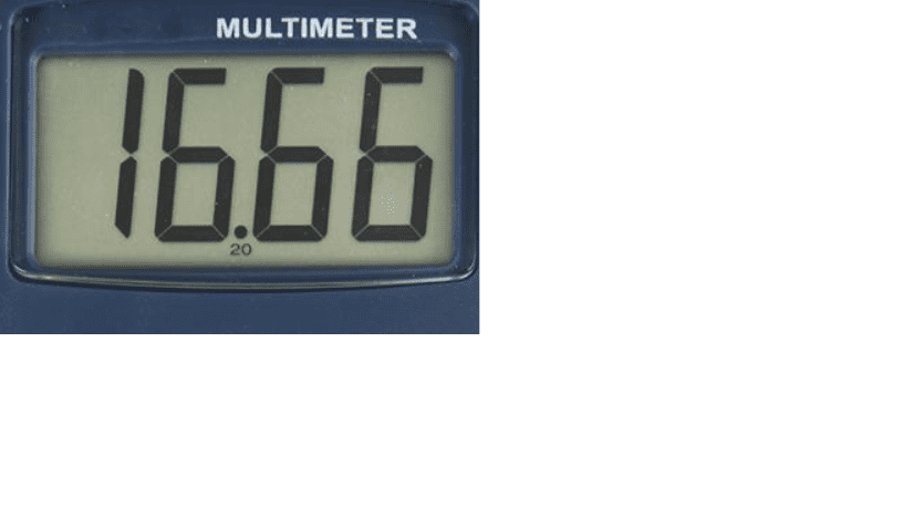 Digital Automotive Multimeter DC/AC Volt DWELL Tach RMP HFe Temp