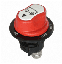Battery Isolator Switch with Removable Knob - 100AMP  ALT/SW-ARL129-A23-7B-1-25