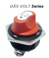 Battery Isolator Switch with Removable Knob - 300AMP DAS/SW-ARL130-A23-9B-1-25