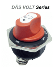 Battery Isolator Switch with Removable Knob - 300AMP DAS/SW-ARL130-A23-9B-1-25