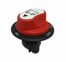 Battery Isolator Switch with Removable Knob - 50AMP  ALT/SW-ARL128-A23-6B-1-25