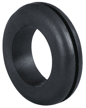 Black PVC Wiring Grommets 50mm Diameter Panel Hole- 0-447-70 - GW50-10PK-01