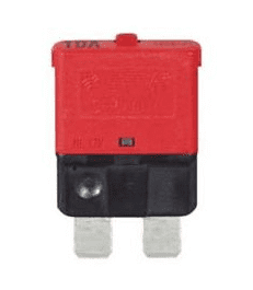ZOOKOTO 50 Amp Auto Resettable Circuit Breaker - 12-24V DC For ATV, Car, Truck, Stereo