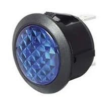 BLUE  LED WARNING LIGHT 12V     <br>ALT/SH12-02