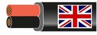 BRITISH MADE 2 x 4.50mm2.FLAT TWIN AUTO CABLE 42.00 Amp       ALT/TW02/09BRB