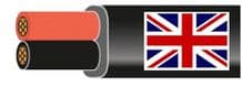 BRITISH MADE 2 x 4.50mm2.FLAT TWIN AUTO CABLE 42.00 Amp       ALT/TW02/09BRB