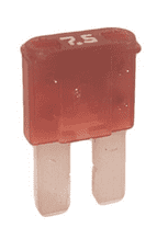 Brown Micro 2 Blade Type Fuse - 7.5A-0-376-67