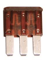 Brown Micro 3 Triple Blade Type Fuse - 7.5A-0-371-58