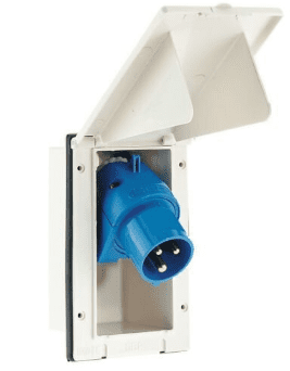 Caravan Inlet Flush Mounted Rectangular White ALT/J170W-1-27