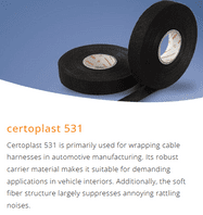 CERTOPLAST CT531 Professional "LOW PILE FLUFFY FLEECE"  Loom Tape ALT/CT531-1-09-RK9SH4
