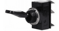 Change Over or On/Off Flick Switch with Nylon Paddle Lever - 10A at 12V-0-658-00