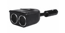 Cigarette Lighter 2 Way Adaptor Socket-0-601-90