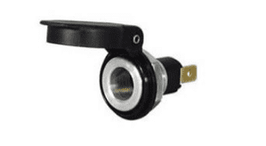 DIN POWER SOCKET WITH SPRING LOADED CAP - 16A 0-601-29