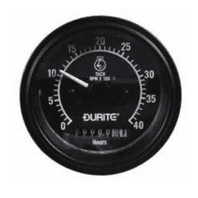 DURITE  12/24V Alternator Pick-up Tachometer with Hour Meter - 0-4000RPM-0-523-78