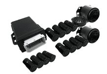 DURITE 12 Sensor Blind Spot Detection System With 4 Left, 4 Rear, 4 Right Sensors 12-24V  0-870-45