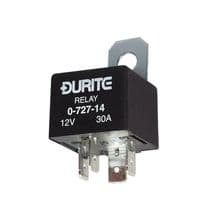 DURITE 12V Mini Make/Break Relay - with Diode - 30A   0-727-14