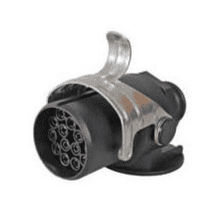 DURITE 15 Pin Plastic Caravan Socket - 24V  0-479-19