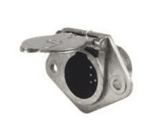 DURITE 24V 10 Pin Aluminium Trailer Clang Plug  0-480-16