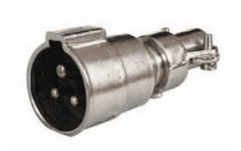 DURITE 24V 3 Pin Waterproof Brass Trailer Clang Plug 0-473-16