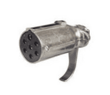 DURITE 24V 7 Pin Metal Trailer Clang Socket - ISO 1185(24N)  0-477-19